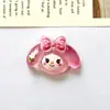Accesorios de resina transparentes de Sanrio con cara brillante, hechos a mano, con pegamento en crema, para funda de teléfono móvil, horquilla, pegatina para refrigerador, pegatina para zapatos con agujeros
