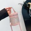 Nova Mini Bolsa Chinesa Feminina 2024 Novo Design Sense Niche All-match Bucket Bag Linda Bolsa Cilíndrica Moderna