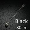 Spot 304 Cuchara de barra larga de hilo fino anti-trigémino japonés cuchara para hielo cuchara de bar cuchara mezcladora de bar