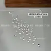 K9 Manicura Piedras de Strass Irregulares Planas Biseladas Plateadas Decoraciones de Strass Súper Brillantes Rivoli Rombo Gota de Agua Hojas de Arce Decoraciones Ultra Brillantes