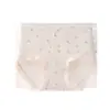 Bragas Florales de Algodón Puro Estilo Japonés Dulces y Frescas para Mujer, de Cintura Media, 10A, Antibacterianas, Cómodas, que se Ajustan a la Cadera