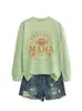 Amazon eBay sitio independiente moda casual deportiva para mujer fútbol mama rugby casco sudadera con capucha