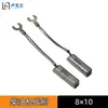 Acessórios para Gerador Diesel 8 * 10 Escova de Carvão 5016 Motosserra Elétrica Escova de Carvão Motor Pequeno J204