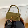2026 Bolso Cruzado de Hombro Único de Color Sólido de Alta Calidad, Moderno y Elegante, Bolso de Mano Cuadrado Pequeño Casual para el Trabajo