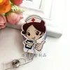 Nueva Moda Coreana Caricatura Hebilla de Fácil Extracción Trabajo Certificado de Enfermera Clip de Insignia de Fácil Extracción Insignia con Hebilla Telescópica