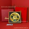 Se puede usar para Dropshipping: Popular Adorno de Fortuna de Oro Puro 999, Adecuado para Sucursales de Seguros y Bancos como Regalos, Simbolizando Riqueza y Prosperidad, Adorno de Fortuna de Oro Grande