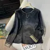 Nuevo Top Elegante con Textura Jacquard Estilo Nacional Chino 2026 Nuevo Otoño Elegante Versátil Reductor de Edad Camisa de Manga Larga Base