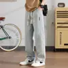 Pantalones vaqueros retro, nueva colección primavera/otoño, corte holgado, pierna recta, pantalones largos casuales para hombre, estilo de streetwear americano moderno