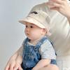 Gorra de verano para bebé, de ala ancha y fina, de malla transpirable, con lengüeta de pato, para niños y niñas.