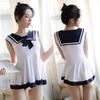 Lingerie Sexy Uniforme de Estudante de Aeromoça Japonesa Sexy Tentação Camisola Solta Terno de Paixão Feminino 18