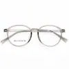 Gafas Planas Anti Luz Azul para Mujer, Protección Ocular de Alta Definición, Montura Clásica Retro Linda Ovalada para Gafas de Miopía 22012