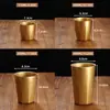 Taza de Cerveza Retro de Acero Inoxidable, Taza con Patrón de Diamante Estilo Coreano, Taza de Té Vintage, Taza para Bebidas, Taza Industrial, Taza Nostálgica para Bebidas Frías
