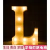 Luz LED de Feliz Aniversário, Número em Inglês Luz Colorida, Adereços Luminosos para Cena de Confissão Romântica, Luz de Letra Atacado