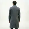 Nuevo Abrigo Largo de Lana para Hombre 2026, Moderno, Acolchado, Engrosado, Hasta la Rodilla, Abrigo de Lana Cálido, Abrigo de Hombre