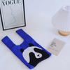 Bolso de mujer con diseño de panda de dibujos animados, bolso de punto a juego, bolso de muñeca, bolso de hombro, bolso de mano