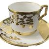 Taza y Platillo de Café Europeos Juego de Taza y Platillo de Cerámica Turca de Oriente Medio Taza y Platillo para el Té de la Tarde Chapados en Oro