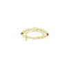 Tú Bambú Suficiente Bambú Pulsera de Jade Hetian para Niñas Lujo Ligero Nuevo Pulsera de Doble Capa de Cinabrio Regalo Premium