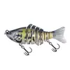 Atacado de fábrica Luya isca dura multi-seção simulação de peixe 10cm/15g plástico sete-seção isca multicolor