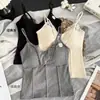 Camisola sexy de tejido cepillado de principios de otoño con encaje empalmado, top de tirantes de látex con copa fija para mujer, ajustado y que realza la figura, lencería