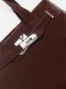 Otoño/Invierno 2026 Exportación Transfronteriza Gamuza de Piel de Vaca Mate Bolso Grande de Mano Bolso Tote Piel Genuina Bolso Cruzado