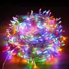 Suministros para Decoración Navideña Cuentas de Lámpara Led Cadena de Luces Luces Luminosas Luces de Color Cálido Decoración de Árbol de Navidad Luces Intermitentes Enchufables