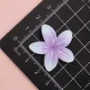Acessórios de resina de flor macaron pétala flor DIY cola creme acessórios de cabelo elásticos de cabelo capa de celular materiais para tamanco