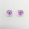 Flor de Melocotón Seca, Cuentas de Flor de Narciso, Accesorios para Joyería Semi-Terminados, Accesorios para Aretes y Collares DIY, Hemisferio de 16 mm