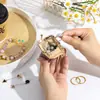 Nova Bolsa Mini Ring de Couro Genuíno para Joias Pequena Exquisita Bolsa de Armazenamento para Brincos Porta-moedas Portátil Feminino