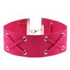 Directo de fábrica personalidad simple exagerada terciopelo coreano cruz ancho terciopelo encaje con cordones collar correa para el cuello collar clavícula