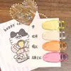 Clipe cor de gelatina 4cm coreano online vermelho menina clipe plástico transparente oval clipe de pato materiais DIY feitos à mão atacado