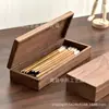 Caja de Almacenamiento de Papelería de Madera Rectangular con Tapa abatible Caja de Almacenamiento para Vajilla Caja de Almacenamiento para Marcadores Lápices Pinceles