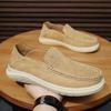 Sapatos Masculinos de Tamanho Grande para o Verão de 2024, Sapatos Casuais da Moda, Sapatos Slip-on Confortáveis e Versáteis, Tênis Masculinos, Sapatos de Couro Macio para Usar sem Cadarços