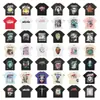 Hermosa Moda Hell Star Ins Mismo Estilo Vintage Estampado Top para Hombre y Mujer Casual a la Moda Algodón Puro Lavable Camiseta de Manga Corta