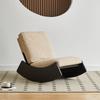 Sofá vintage de madera maciza, sillón, sala de estar, hogar, diseño, cómodo, balcón, ocio, mecedora, dormitorio, Internet, celebridad, sillón perezoso