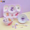 Pony Polly Melamina Grado Alimenticio Vajilla Hogareña Dibujos Animados Tazón Infantil Guardería Vajilla Infantil Plato Dividido Venta al por Mayor