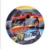 Set de Decoración para Fiesta Temática de Coches de Llama Platos de Papel Vasos de Papel Mantel Banner de Cumpleaños Adorno para Pastel Tema Hot Wheels