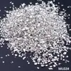 30 Colores Piedra Mineral Imitación Grava de Vidrio Asimétrica Pluma Decorativa Creativa DIY para Uñas Portaplumas Marco de Fotos Material de Relleno para Pintura