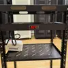 Caixa de unidade de ventilador com controle de temperatura exclusiva para exportação da Amazon de 19 polegadas Armário estilo americano Tensão 4 ventiladores gabinete 1U