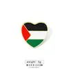 Insignia Broche Bandera Palestina Libre Venta al por mayor Transfronteriza Insignia de Metal Accesorios para Ropa Bandera Puño En Stock