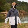 Chaqueta para exteriores de alta calidad para parejas, conjunto de dos piezas tres en uno, gorro removible, impermeable, cortavientos, traje de montañismo