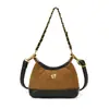 Bolso de Hombro Acolchado Bordado Estilo Chanel Otoño 2026 con Acabado de Lujo, Bolso Cruzado de Cadena de Marca de Alta Gama, Bolso para Labial