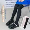 Nuevos Calcetines de Princesa de Malla Trenzada con Lazo para Niños de Primavera, Otoño e Invierno, Calcetines Largos Finos Versátiles de Malla Dulce al por Mayor