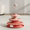Nuevo Plato Giratorio para Gatos, Artefacto de Autoentretenimiento y Alivio del Aburrimiento, Disco de Diversión de Pista Cuatro Capas, Plato Giratorio para Gatos, Artículos para Gatos Más Vendidos Transfronterizos