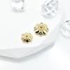 Accesorios de joyería diy soporte de flor de copo de nieve esquina puntiaguda soporte de flor hueco espaciador de perlas arandela 18K chapado en oro retenedor de color