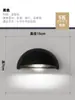 Luminária de parede em estilo wabi-sabi vintage com travertino amarelo, luminária de cabeceira para quarto, design nórdico, semicircular, para sala de estar, corredor e iluminação de parede de fundo
