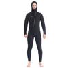 Traje de Surf de Manga Larga con Capucha Ouzo Traje de Snorkel y Buceo Enterizo Libre 7mm Espesor a Prueba de Frío y Cálido Traje de Buceo