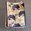 Nuevo Chal Otoño e Invierno Exterior Oficina Manta de Siesta Bufanda de Imitación Cachemir Bufanda de Estilo Natural de Gama Alta para Mujer
