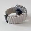 Adequado para AppleWatch78910 Apple Watch com iwatc6se Silicone Marinho Magnético Simples Esportivo