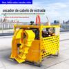 Secador de cabelo de estrada empurrar mão jardim folhas caídas estrada limpeza secador de cabelo enchimento costura sopro máquina limpeza escória
