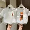 Camiseta de Manga Curta para Meninos Verão Infantil Top Fino Roupa para Meninos Camiseta 2026 Novo Estilo Camisa de Meia Manga Tendência